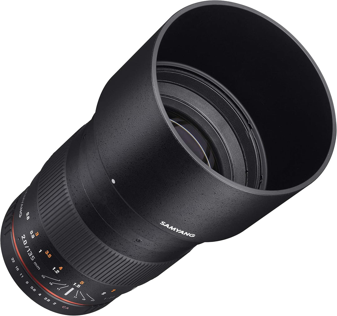 Samyang 135 mm f/2.0 ED UMC Teleobjektiv für Fuji X Mount Wechselobjektiv Kameras, Fuji X