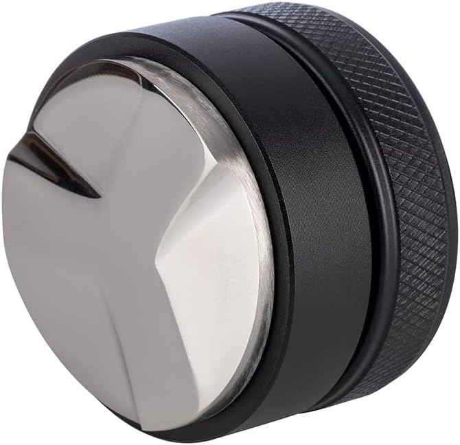 Barista Edition, Kaffeeverteiler mit Gravur, Ø 53 mm Base, H: 3,5 cm, Nivellierwerkzeug für Espresso