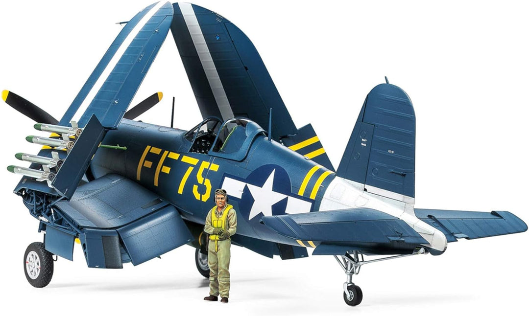 TAMIYA TAM60327 300060327 11689 Vought F4U-1D Corsair Plastic Model Airplane Kit Probellerflugzeug