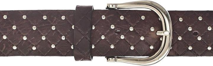 B.Belt Lina Gold Nietengürtel Leder