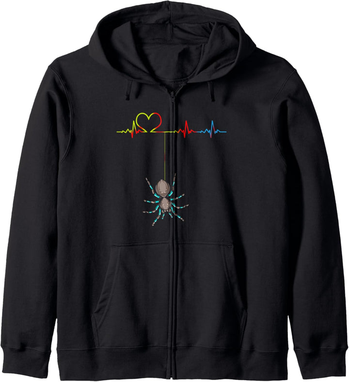 Spinne Geschenk Kostüm Vogelspinne Terrarium Spinnennetz Kapuzenjacke