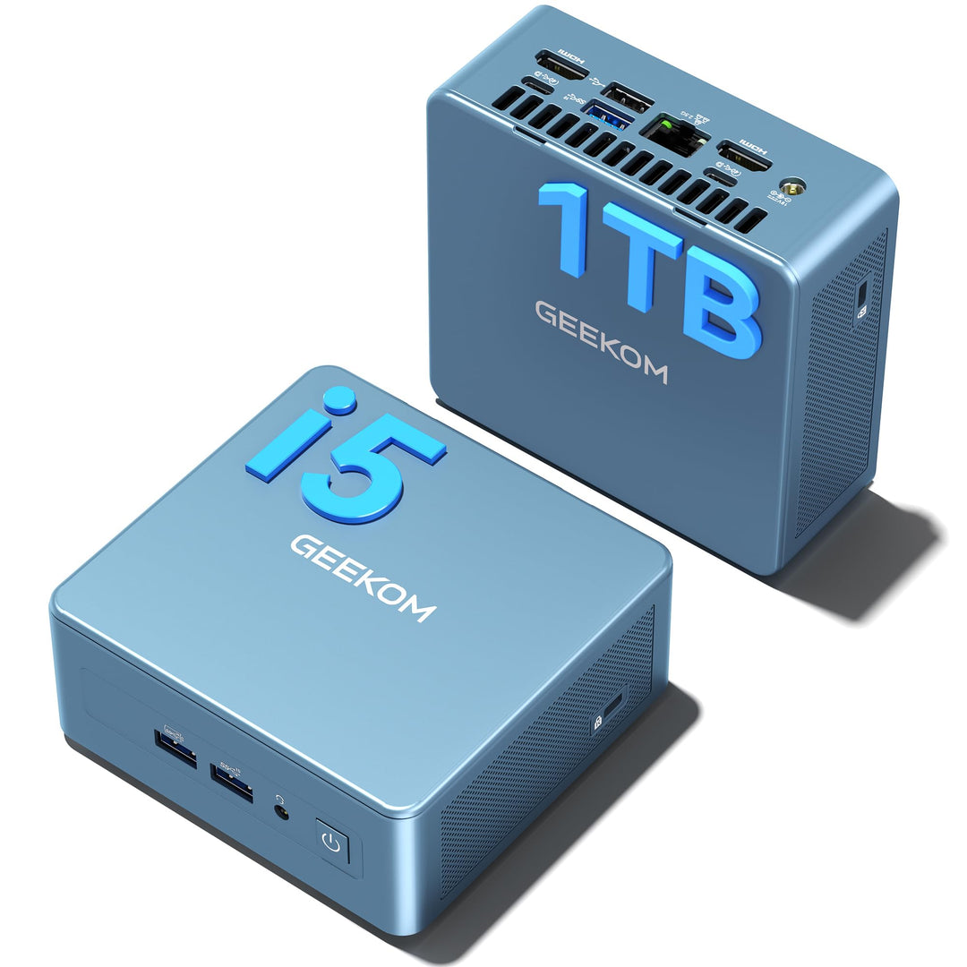 GEEKOM NUC Mini PC Mini IT13, 13. Gen Intel i7-13620H (10 Kerne, 16 Threads, bis zu 4,9 GHz) Mini Co