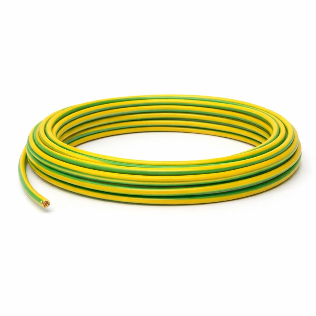 Event-Kabel&more-Set Erdungskabel 6mm² - Grün/Gelb - H07V-K - Erdungsleitung Aderleitung feindrähtig