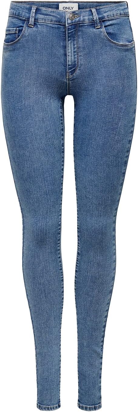 ONLY Female Skinny Jeans ONLROYAL Mittlere Taille Skinny Fit Jeans XS / 32L Dunkelblau, XS / 32L Dun