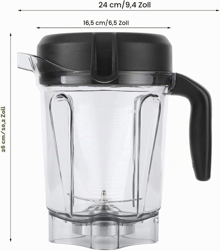Dioche Blender Pitcher Ersatz Transparent Lebensmittel Mixer Container Haushalts Geräte für Containe
