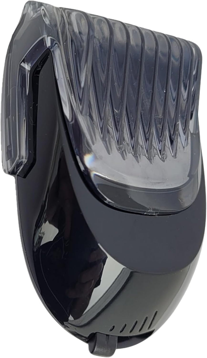 Click-on Bartstyler Aufsatz RQ111 RQ111/60 kompatibel mit Philips Einstellbar, schwarz, Trimmen mit
