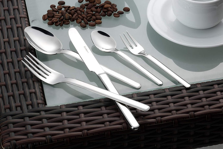 Esmeyer 250-030 Besteck-Set Bettina Hochglanz-poliert 30-teilig, Edelstahl, 22 x 7 x 6 cm