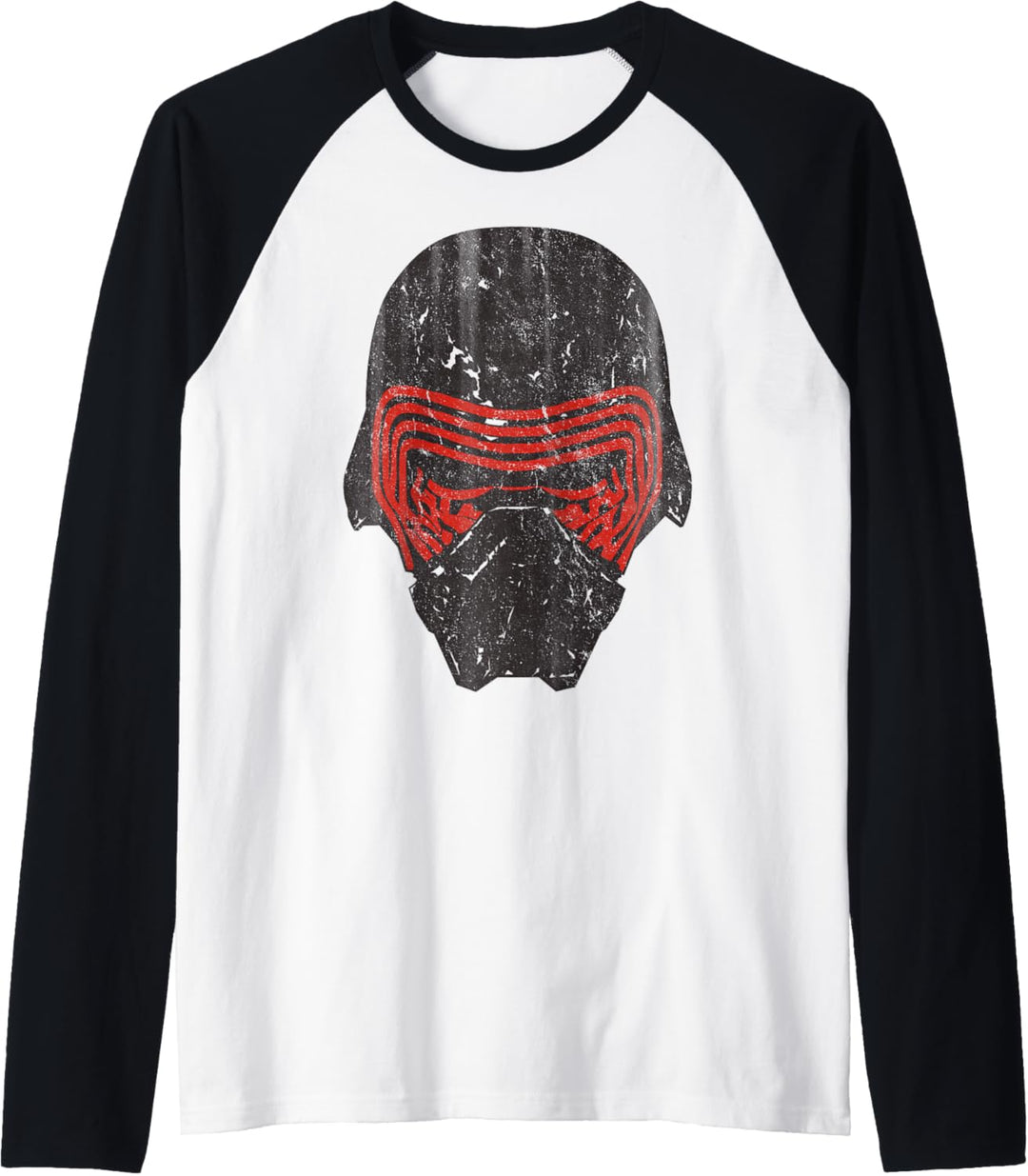 Star Wars Kylo Ren Distressed Helmet Raglan