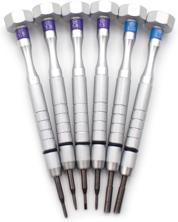 Toplionace Professionelles Brillenreparatur-Werkzeugset， 8 Zangen + 6 Schraubendreher mit Etui Zur O