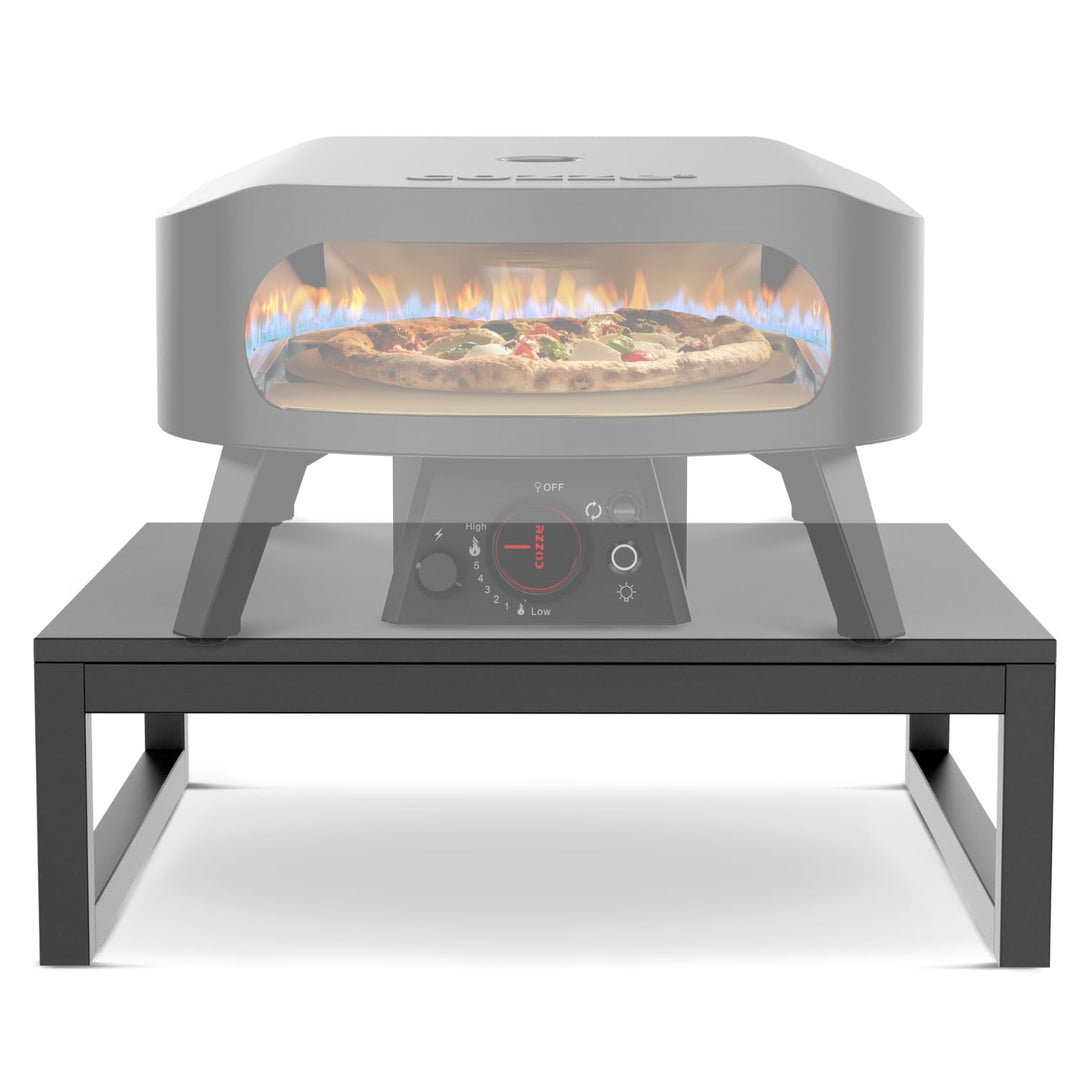 cozze® Erhöhung für Pizzaofen – Stabiler Pizzatisch-Aufsatz für die Outdoor Küche – Ergonomischer St