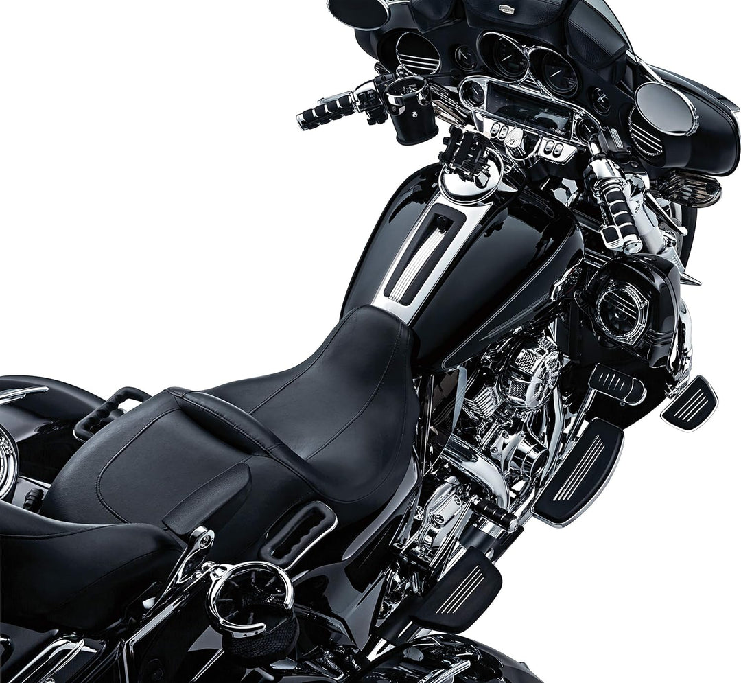 Kuryakyn 7554 Motorrad Fusssteuerungskomponent: Premium Dieleneinsätze für Harley-Davidson Motorräde