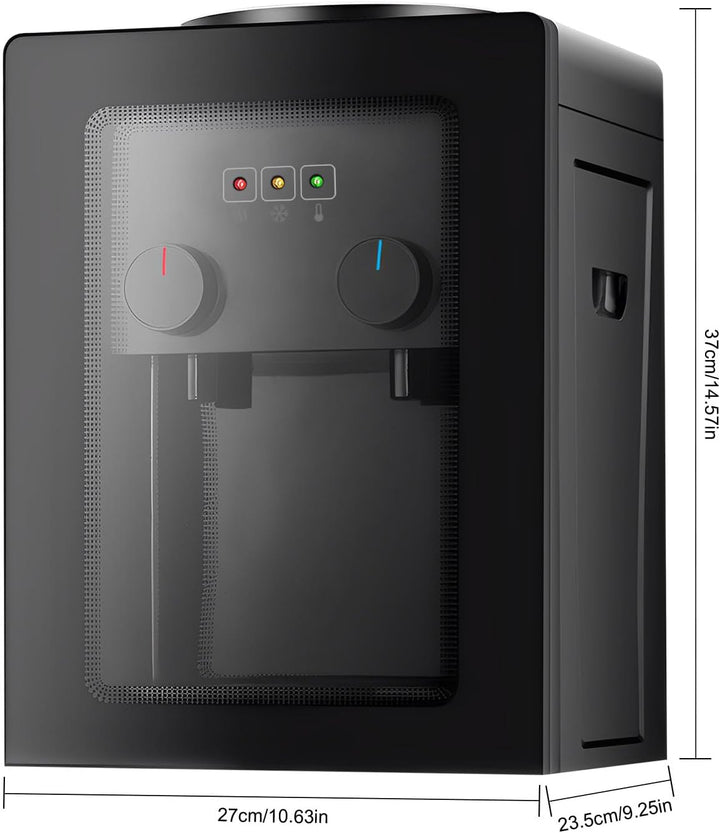 DAOHHFO Elektrischer Wasserspender Elektrischer Warm- und Kaltwasserspender für den Haushalt 550W 22