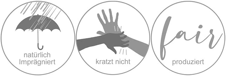 McRon Damen Gefütterte Pulswärmer Modell Reka Grün Mix, Grün Mix