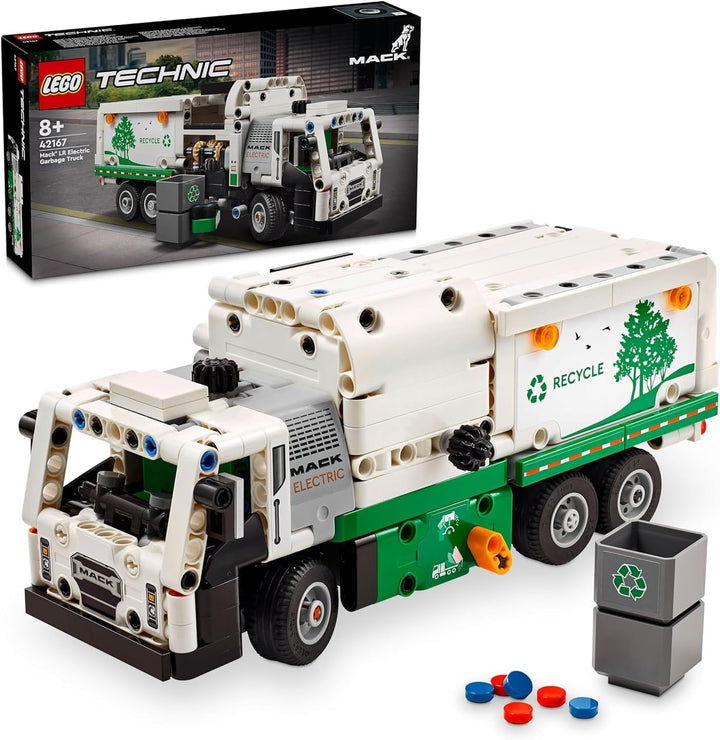 LEGO Technic John Deere 9700 Forage Harvester, Mähdrescher-Spielzeug zum Bauen & Technic Mack LR Ele