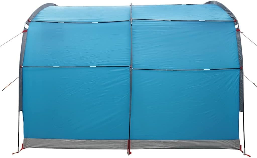 Fahrrad Lagerzelt mit Dach und Stauraum Blau 268 x 240 x 191 cm aus Polyester mit Tragetasche und Lu