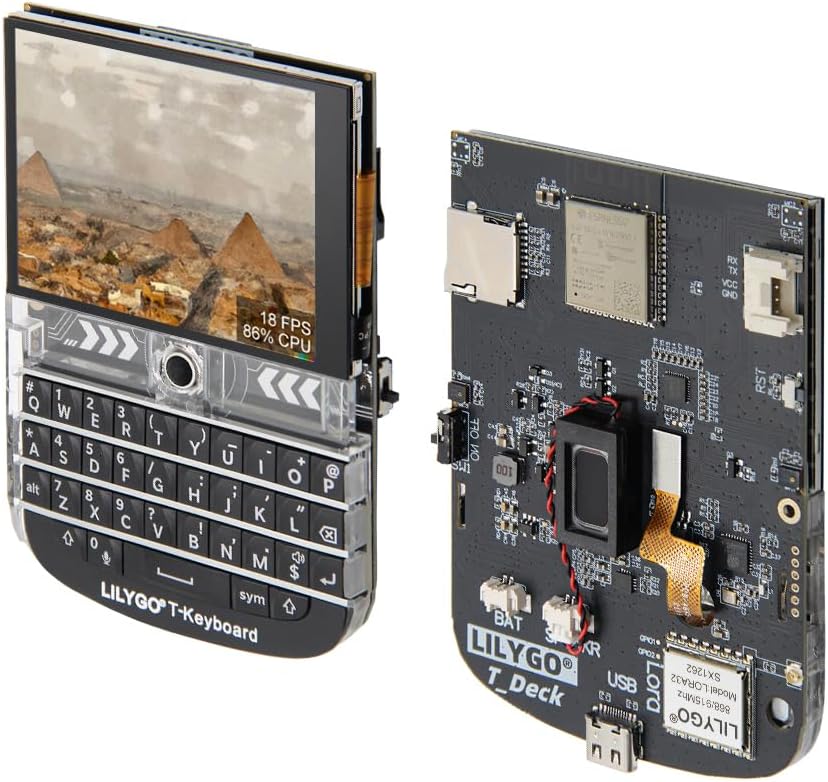 LILYGO T-Deck ESP32-S3 LoRa BLE WiFi TTGO Modul LoRaWAN Long Range Entwicklungsboard mit 2,8 Zoll LC