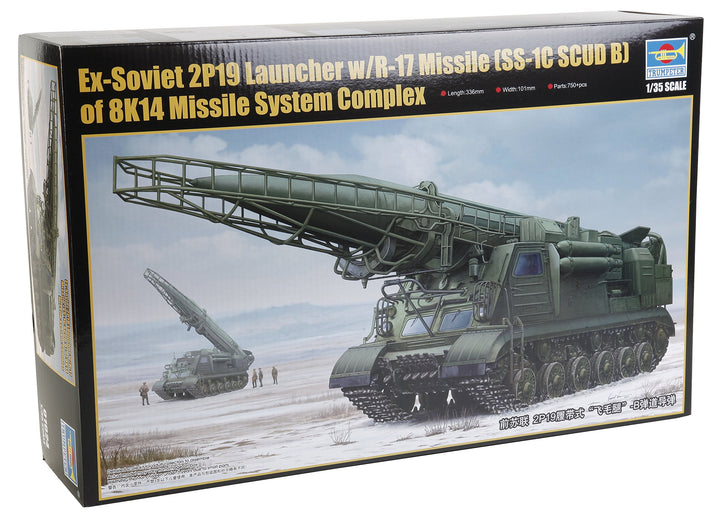 Trumpeter 01024 - Modellbausatz Ex-Soviet 2P19 Launcher mit R-17 Missile