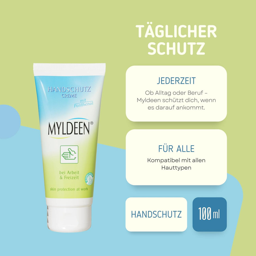 MYLDEEN Hautschutzcreme | Handcreme, Handpflege | Tuben, Tube | Pflege auf der Arbeit, Arbeitsschutz