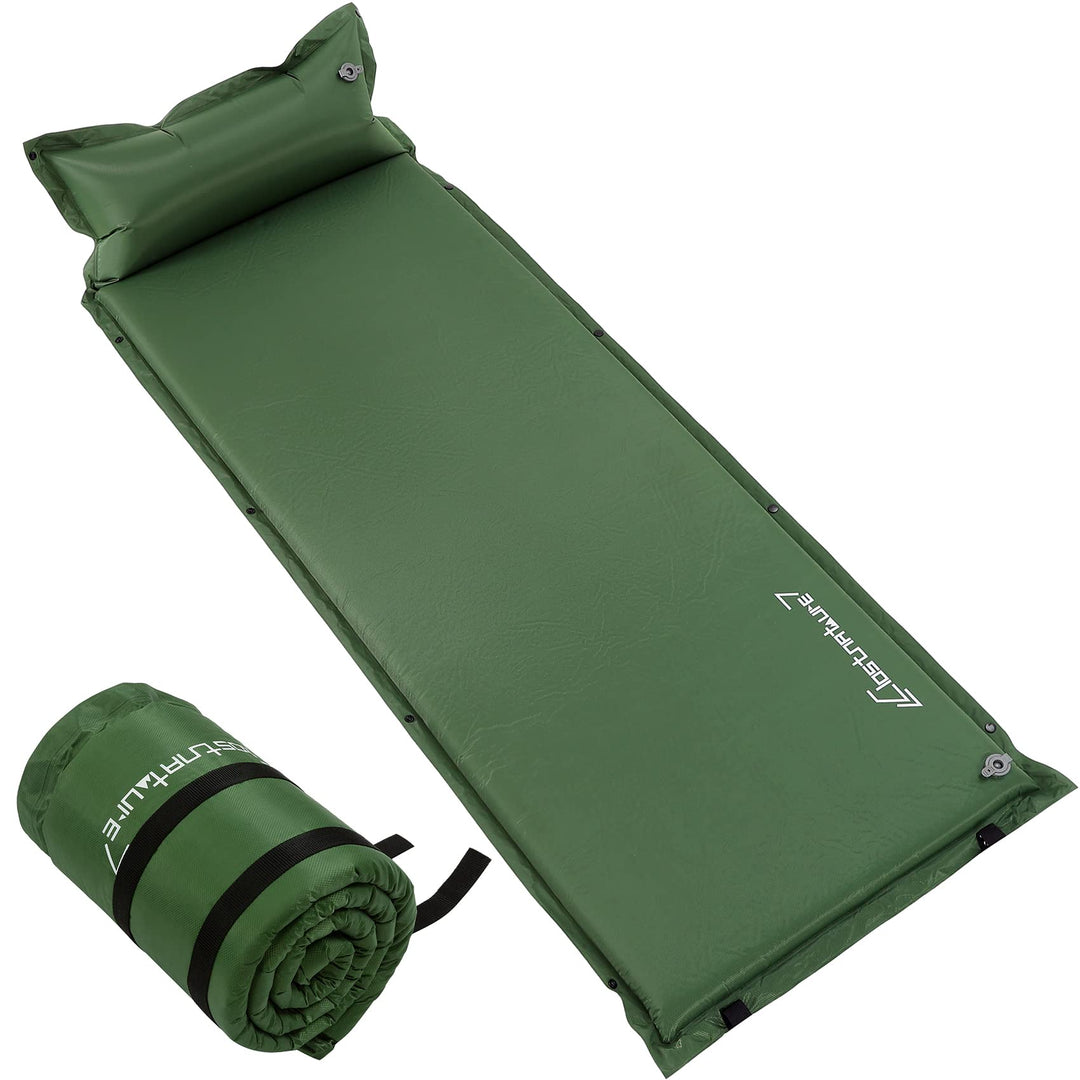 Clostnature Camping Selbstaufblasende Isomatte – 3,8/5/7,6 cm Dick Outdoor Selbstaufblasbare Schlafm