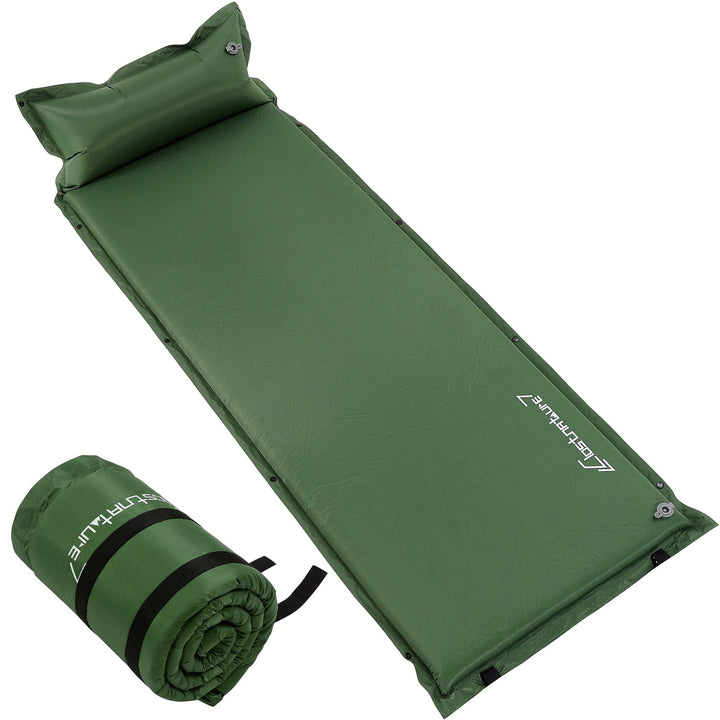 Clostnature Camping Selbstaufblasende Isomatte – 3,8/5/7,6 cm Dick Outdoor Selbstaufblasbare Schlafm