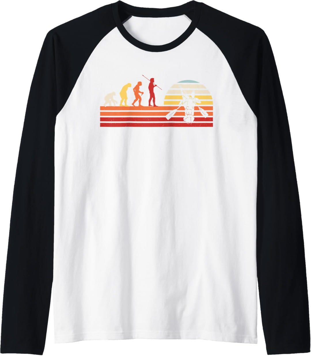 Retro Kanu Kajak Wassersport - Vintage Kanu Raglan