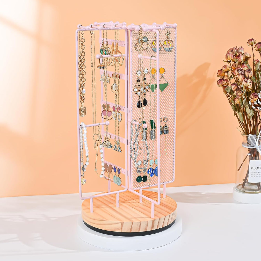 ProCase Schmuckständer Drehbarer Schmuckhalter Schmuckbaum Schmuckstander Jewelry Stand für Ohrring