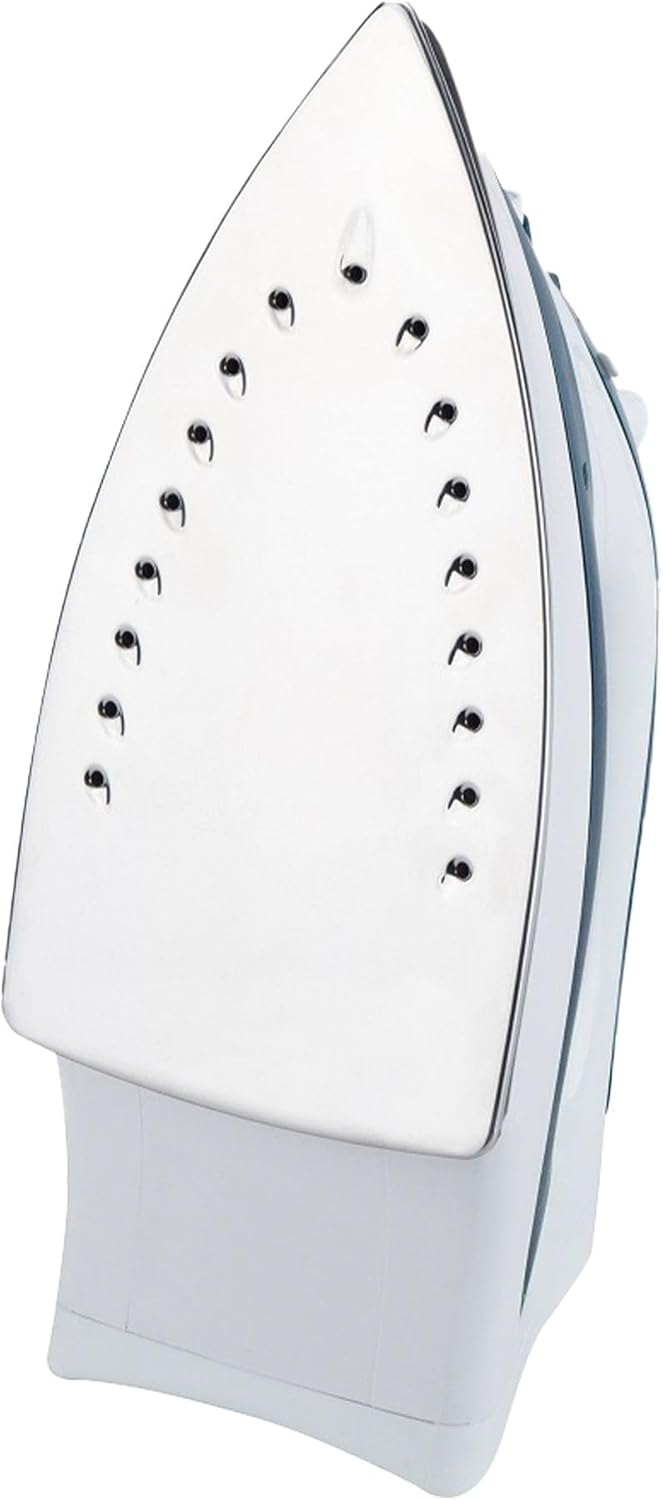 Jata PL120 Dampfbügeleisen, Edelstahl-Bügelsohle, 2200 W, vertikaler Dampfausstoss und einstellbar,