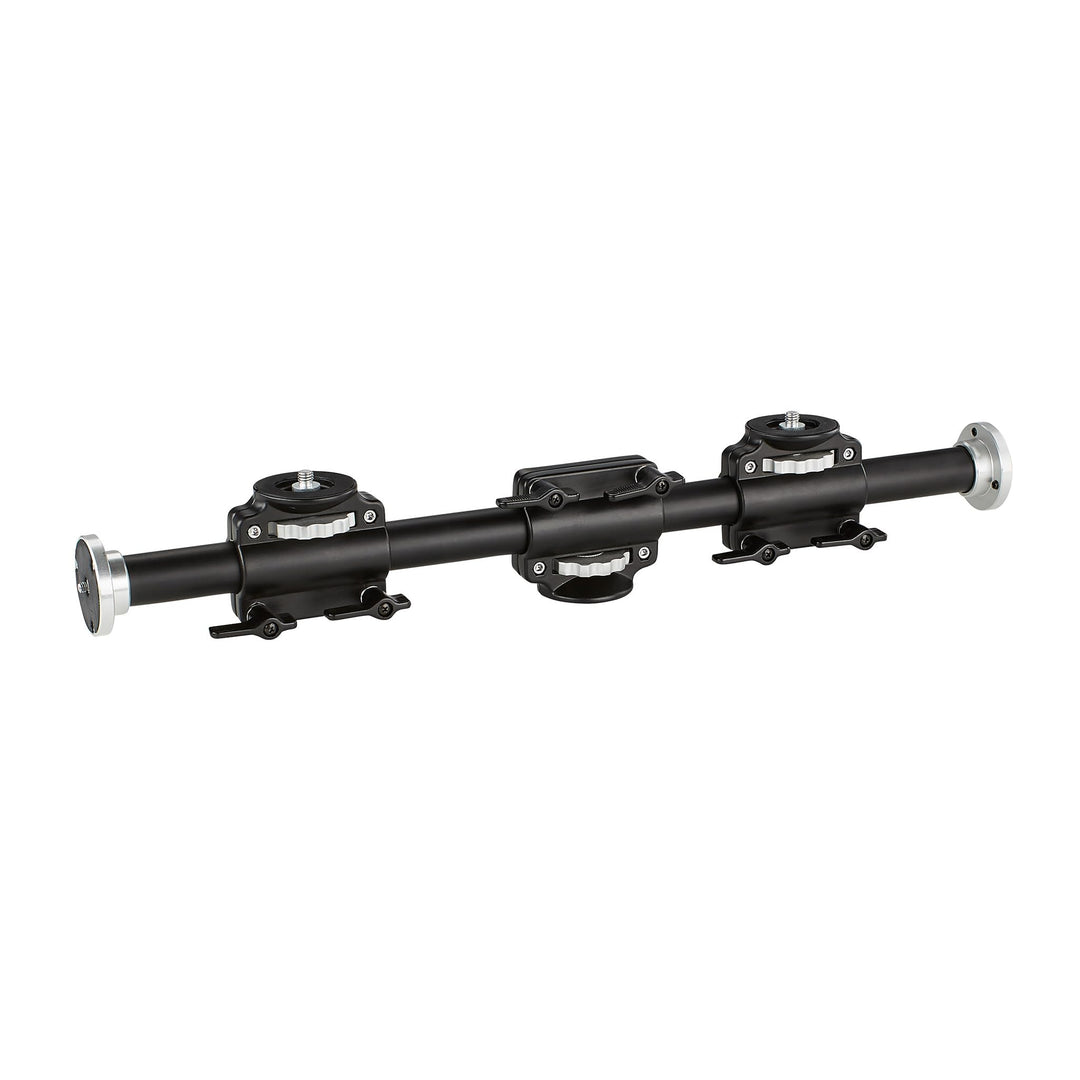 Walimex WT-628 Auslegearm (2 horizontal und vertikal verstellbare Schlitten, 2x 3/8 Zoll, 2x 1/4 Zol