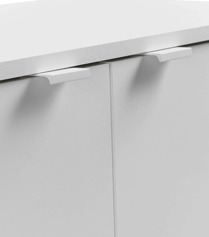 mokebo Schuhschrank 'Der Concierge' (74x95 cm) aus Holz, Schuhregal mit Zwei Türen, Aufbewahrungssch