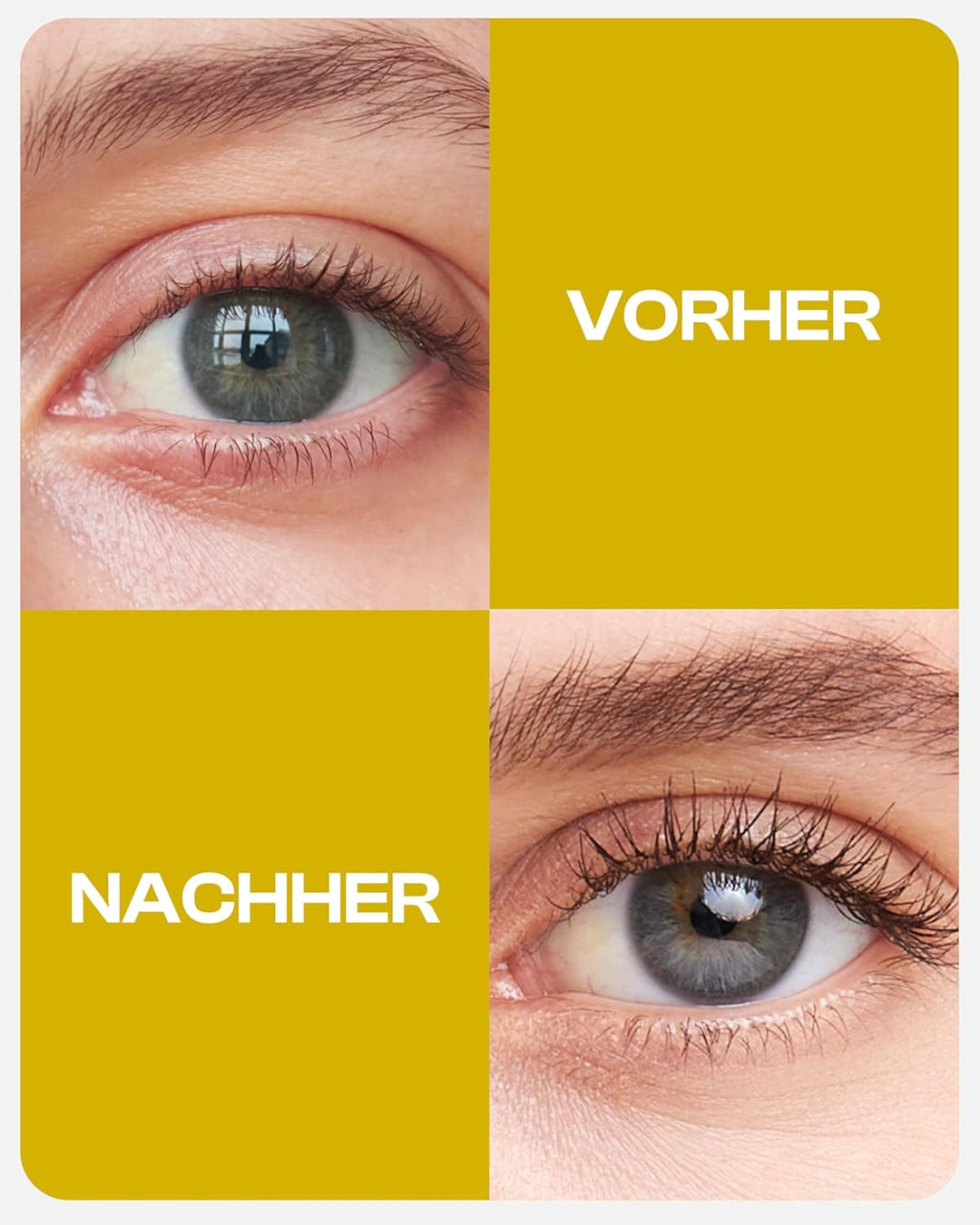 iGlow – Professionelles Wimpernserum für lange Wimpern in nur 6-8 Wochen I Pflegendes Lash Serum I W