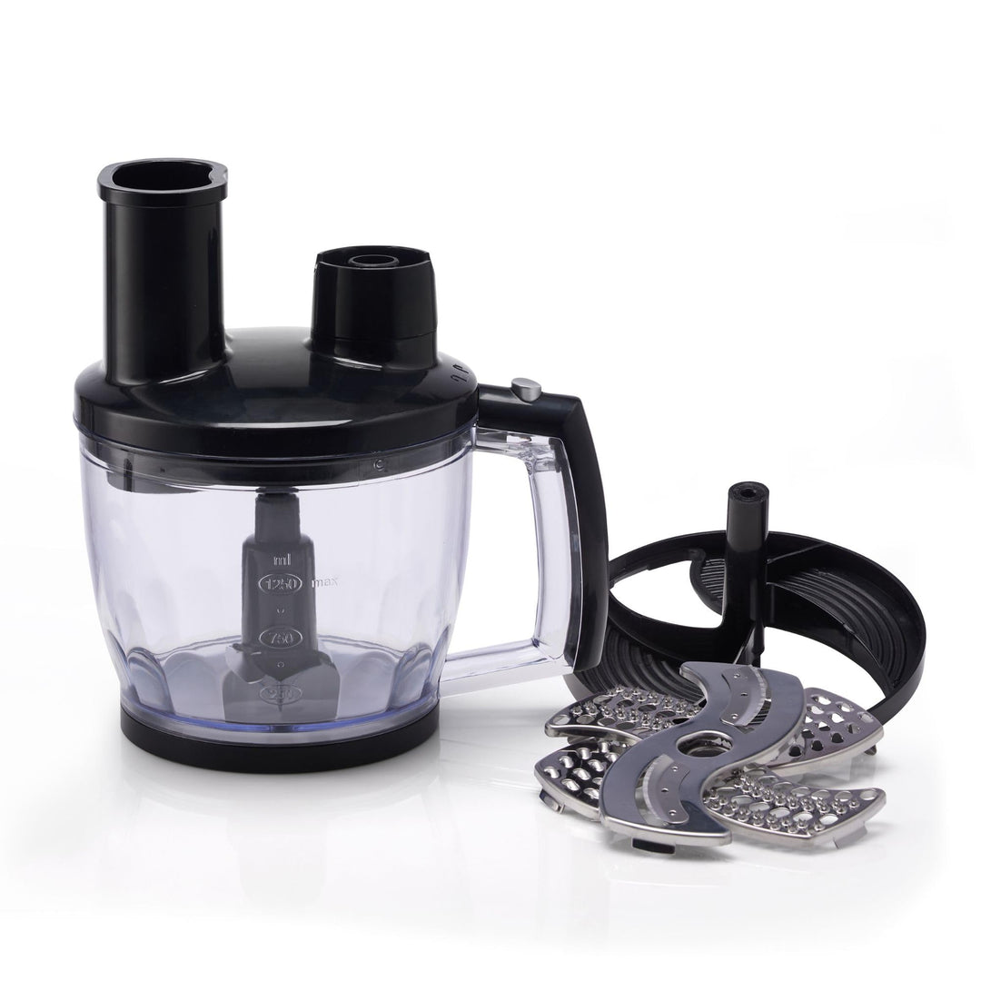 EUREL PREMIUMLine Multizerkleinerer Elektrisch – Zubehör für MP94 Stabmixer Set, 1250ml Chopper mit