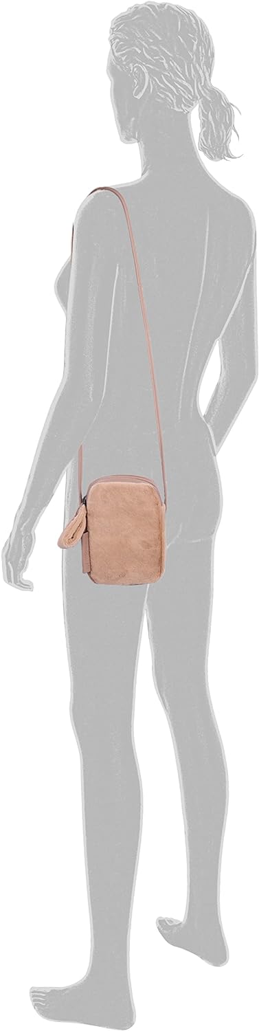 TOM TAILOR Damen Denim Bags Klara Handytasche Umhängetasche Mittelgross Beige Mixed Beige, Mixed Bei