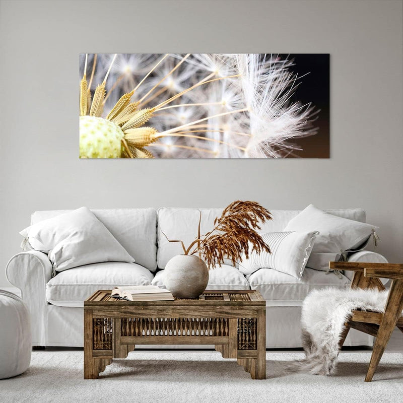 Wandbilder Dekoration Wohnzimmer Baby Sommer Pflanze Panorama Bilder auf Leinwand 120x50cm Leinwandb