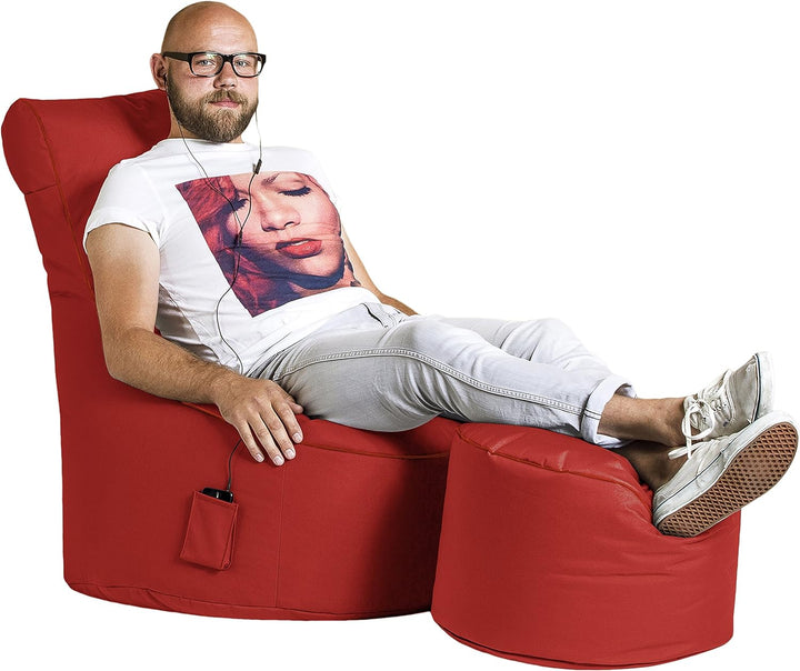 SITTING POINT only by MAGMA Sitzsack Brava Dot.Com Tomate