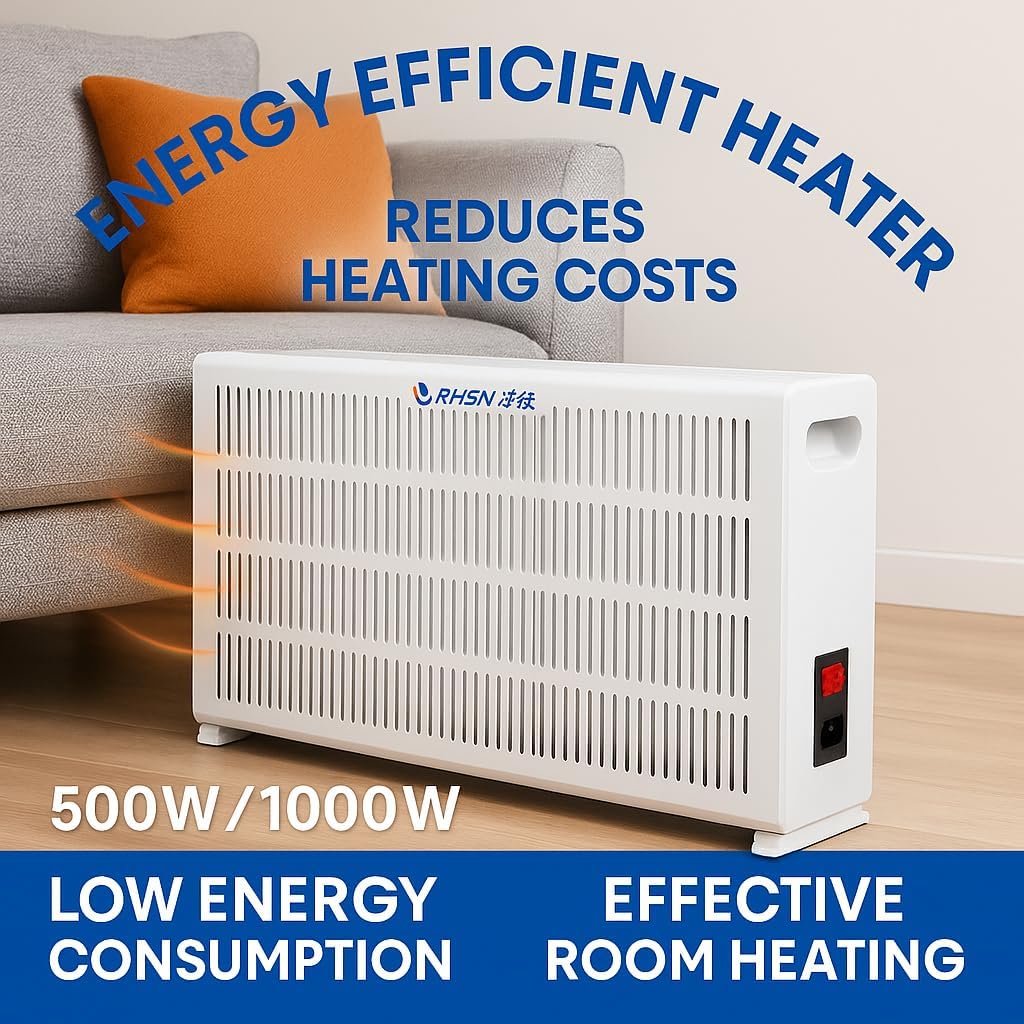 1000W Elektroheizung Standgerät, Electric Heating mit modernem Stil - Elektrisch heizung starke Wärm