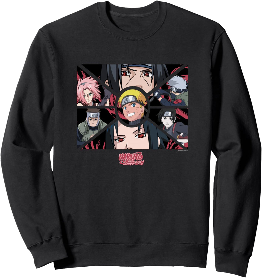 Naruto Shippuden Group Panels Sweatshirt