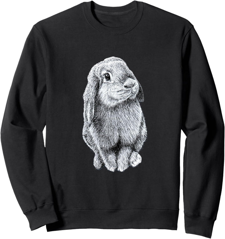 Nettes Lop Eared Bunny Rabbit Sweatshirt