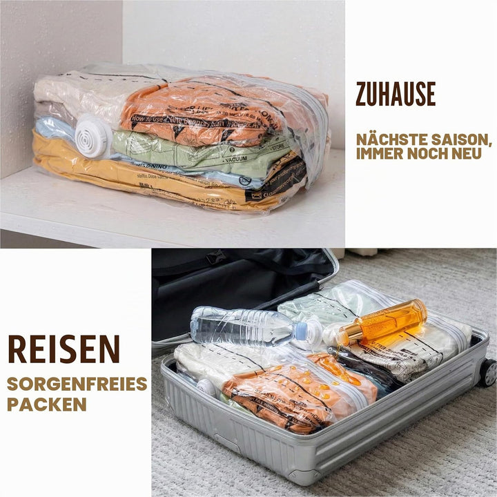TAILI Vakuum-Aufbewahrungsbeutel, Vakuumbeutel für Kleidung, Kompressionsbeutel für Kleidung, Decken
