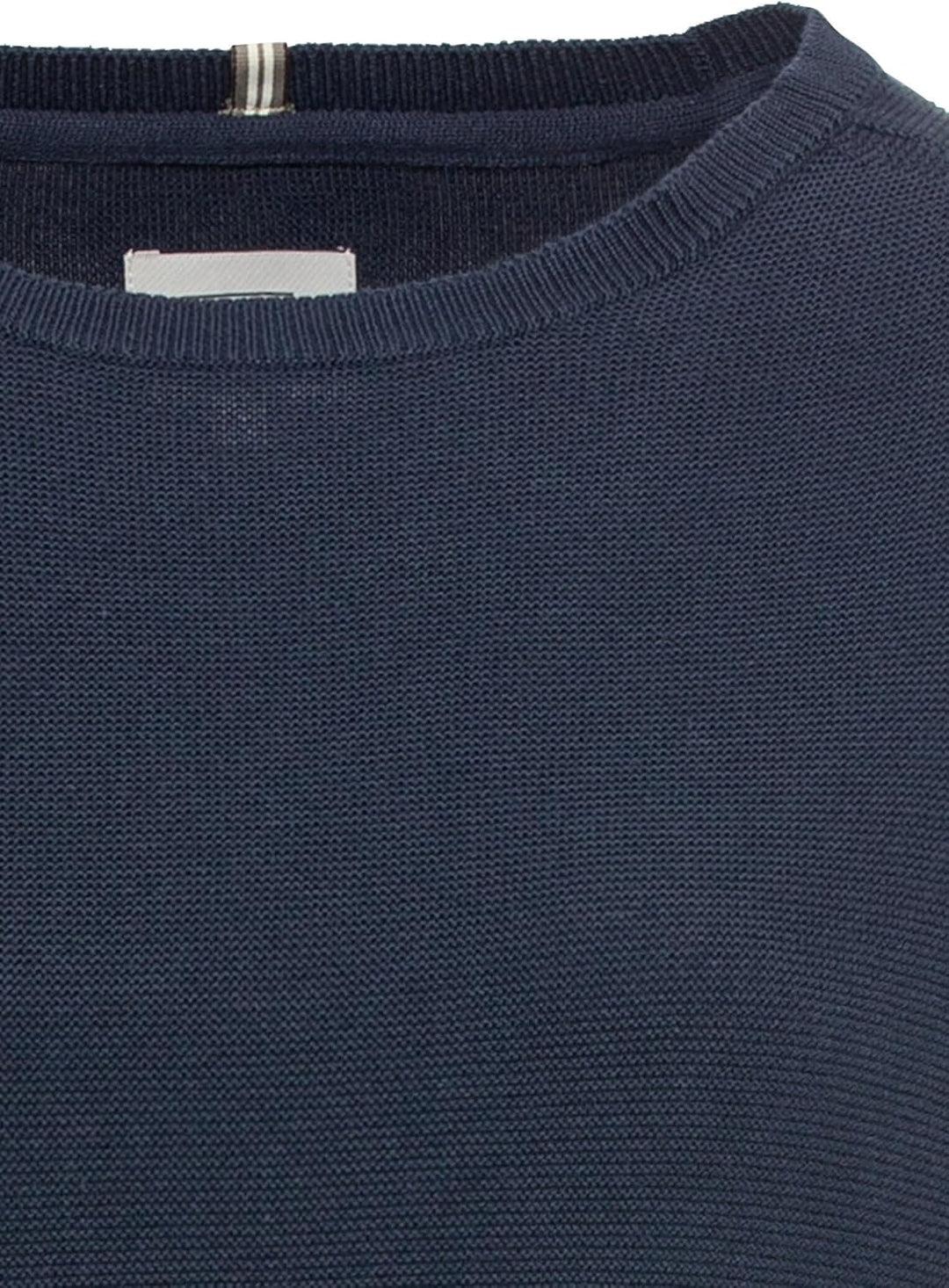camel active Damen Strickpullover aus Reiner Baumwolle XS Blau, XS Blau