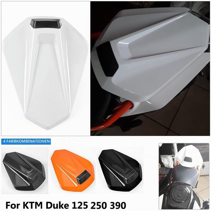 Motorrad-Soziussitzabdeckung für den Soziussitz, harter ABS-Motorverkleidung, Heckabschnitt für K.T.