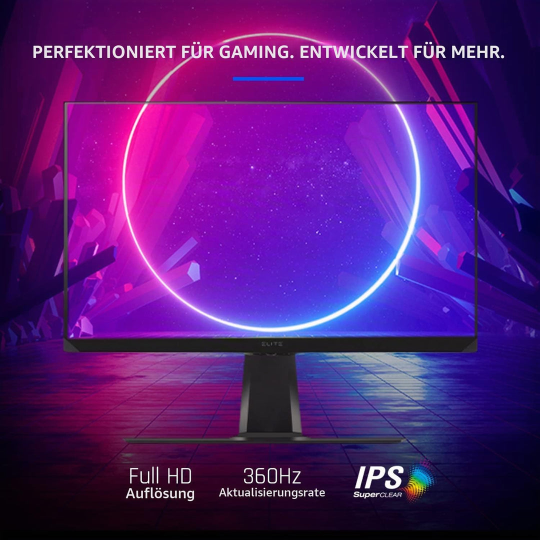 ViewSonic XG251G 62,2 cm (25 Zoll) Gaming Monitor (Full-HD, IPS-Panel, 1 ms, 360 Hz, G-Sync, NVIDIA