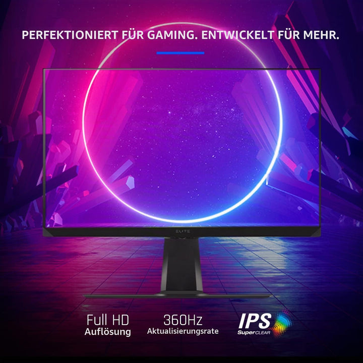 ViewSonic XG251G 62,2 cm (25 Zoll) Gaming Monitor (Full-HD, IPS-Panel, 1 ms, 360 Hz, G-Sync, NVIDIA