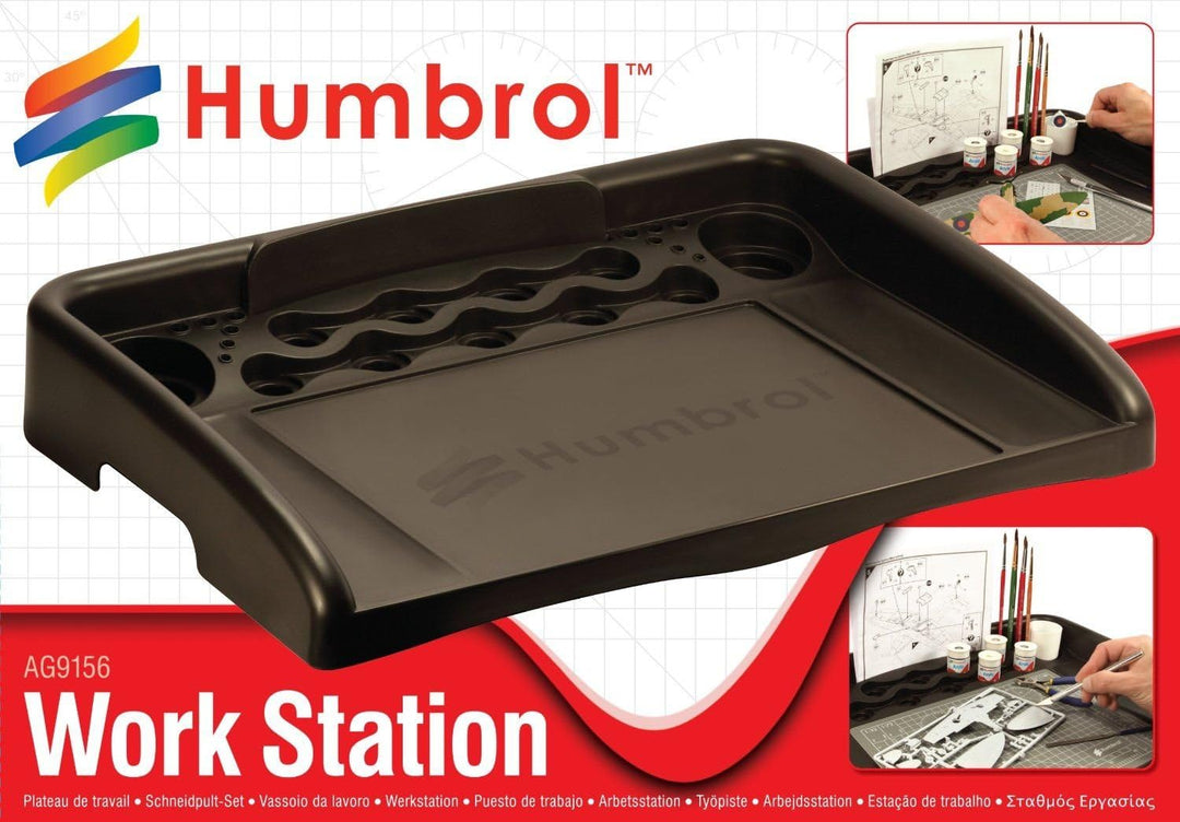 Humbrol AG9156 Arbeitsstation Modellbausatz, verschieden, 1 Stück (1er Pack)