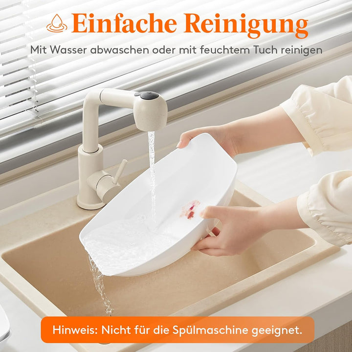 Lifewit Obst Etagere mit 2 Etagen, Obstschalen aus Kunstsoff mit Schwarzem Metallregal, Obstkorb Eta