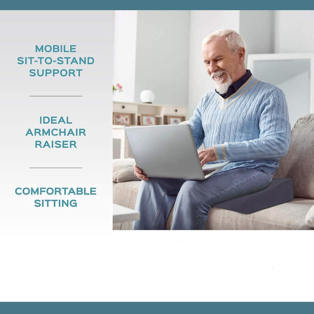 bonmedico Sitzkissen orthopädisch - Ergonomisches Memory Foam Kissen für Bürostuhl, Auto, Rollstuhlk
