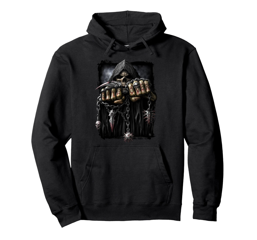 Spiral Original - Game Over - Gothic Reaper Pullover Hoodie