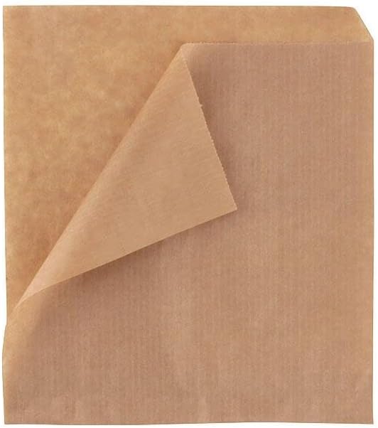 BIOZOYG 1000 Stück braune Snacktaschen 16x16 cm Papier I Burger Papier fettdicht I Dönertasche biolo