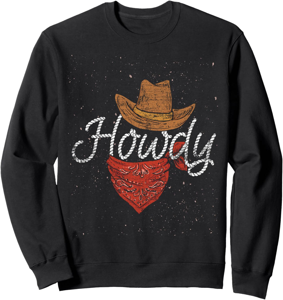 Cowboy Western Rodeo USA Pferd Cowboy Sweatshirt