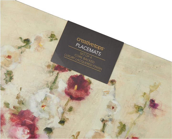 CREATIVE TOPS Premium Creative Wild Field Poppies Platzdeckchen Set, Platzsets 40 x 29 cm & Wild Fie