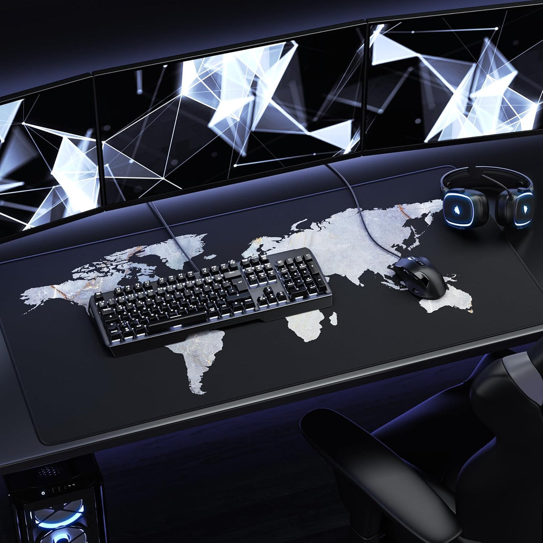 Titanwolf XXXL Übergrösse Mauspad 1200x600mm, Gaming Mousepad Gross,120x60 cm Tischunterlage Large S